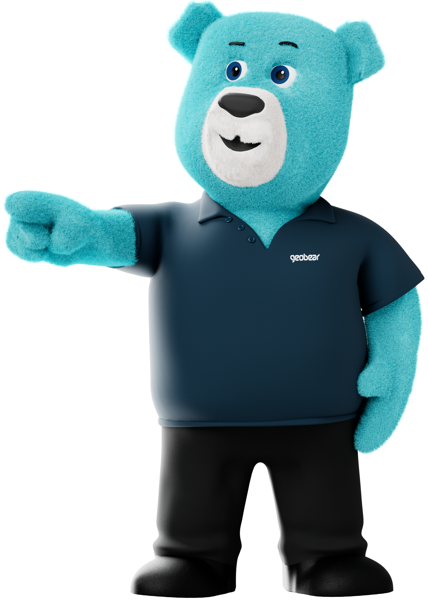 bear pointing left