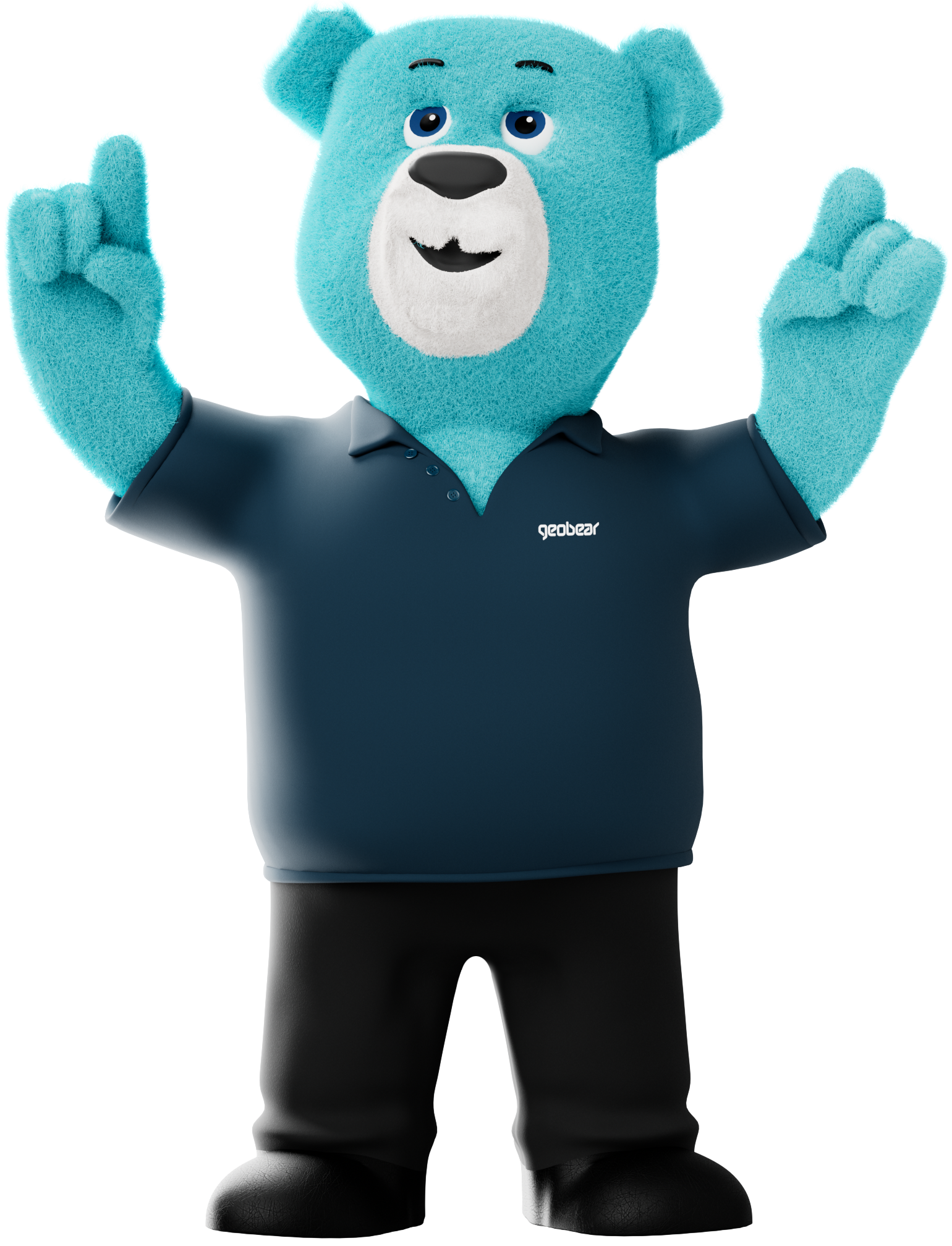 Bear pointing